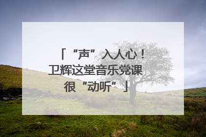 “声”入人心！卫辉这堂音乐党课很“动听”