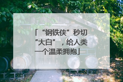 “钢铁侠”秒切“大白”，给人类一个温柔拥抱