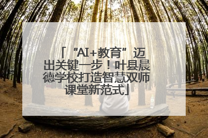“AI+教育”迈出关键一步！叶县晨德学校打造智慧双师课堂新范式