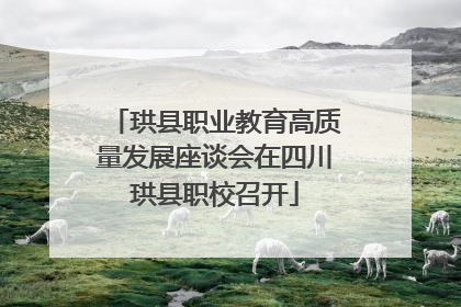 珙县职业教育高质量发展座谈会在四川珙县职校召开