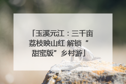 玉溪元江：三千亩荔枝映山红 解锁“甜蜜版”乡村游