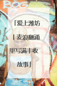 爱上潍坊丨麦浪翻涌里写满丰收故事