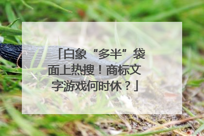 白象“多半”袋面上热搜！商标文字游戏何时休？