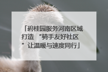 碧桂园服务河南区域打造 “骑手友好社区”让温暖与速度同行