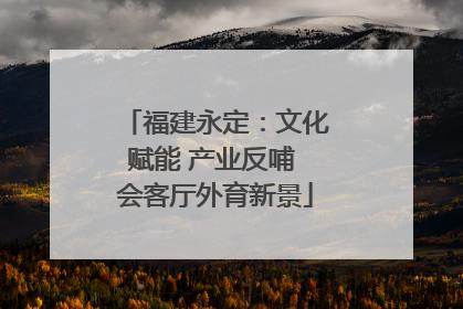 福建永定：文化赋能 产业反哺 会客厅外育新景