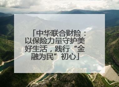 中华联合财险：以保险力量守护美好生活，践行“金融为民”初心