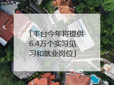 丰台今年将提供6.4万个实习见习和就业岗位