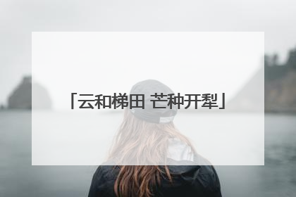 云和梯田 芒种开犁