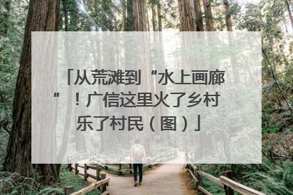 从荒滩到“水上画廊”！广信这里火了乡村 乐了村民（图）