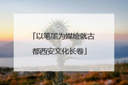 以笔墨为媒绘就古都西安文化长卷