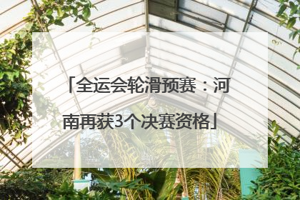 全运会轮滑预赛：河南再获3个决赛资格