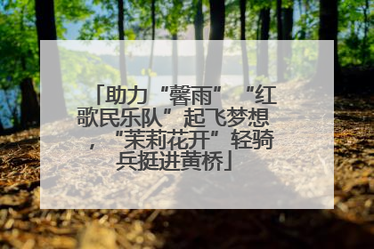 助力“馨雨”“红歌民乐队”起飞梦想，“茉莉花开”轻骑兵挺进黄桥