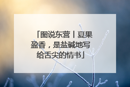 图说东营丨夏果盈香，是盐碱地写给舌尖的情书