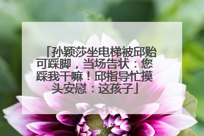 孙颖莎坐电梯被邱贻可踩脚，当场告状：您踩我干嘛！邱指导忙摸头安慰：这孩子