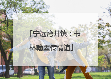 宁远湾井镇：书林翰墨传情谊