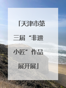 天津市第三届“非遗小匠”作品展开展