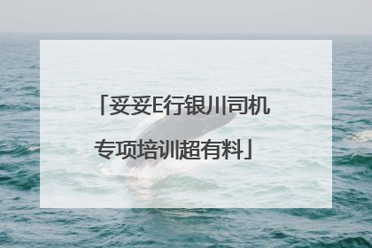 妥妥E行银川司机专项培训超有料