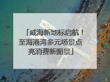 威海新地标启航！至海港湾多元场景点亮消费新图景