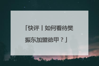 快评丨如何看待樊振东加盟德甲？