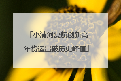 小清河复航创新高 年货运量破历史峰值
