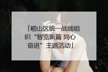 崂山区统一战线组织“智览新篇 同心奋进”主题活动