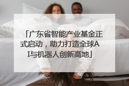 广东省智能产业基金正式启动，助力打造全球AI与机器人创新高地