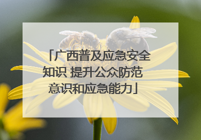 广西普及应急安全知识 提升公众防范意识和应急能力