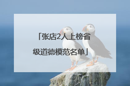张店2人上榜省级道德模范名单