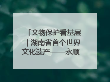 文物保护看基层｜湖南省首个世界文化遗产——永顺老司城遗址
