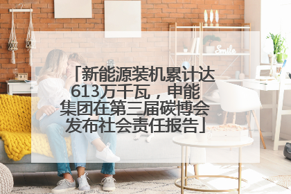 新能源装机累计达613万千瓦，申能集团在第三届碳博会发布社会责任报告