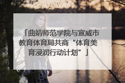 曲靖师范学院与宣威市教育体育局共商“体育美育浸润行动计划”