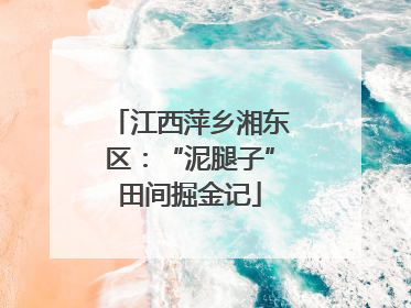 江西萍乡湘东区：“泥腿子”田间掘金记