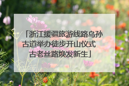 浙江援疆旅游线路乌孙古道举办徒步开山仪式 古老丝路焕发新生