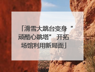 滑雪大跳台变身“顽酷心跳塔” 开拓场馆利用新局面