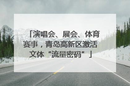 演唱会、展会、体育赛事，青岛高新区激活文体“流量密码”