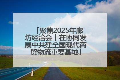 聚焦2025年廊坊经洽会丨在协同发展中共建全国现代商贸物流重要基地