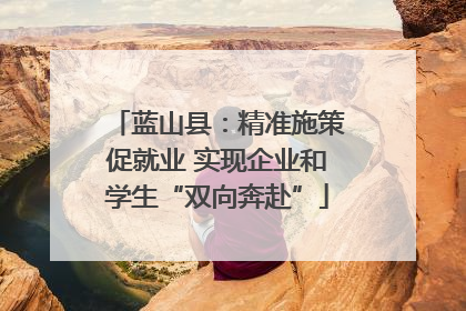 蓝山县：精准施策促就业 实现企业和学生“双向奔赴”