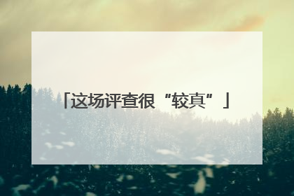 这场评查很“较真”