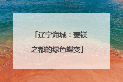 辽宁海城：菱镁之都的绿色蝶变