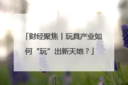 财经聚焦丨玩具产业如何“玩”出新天地？