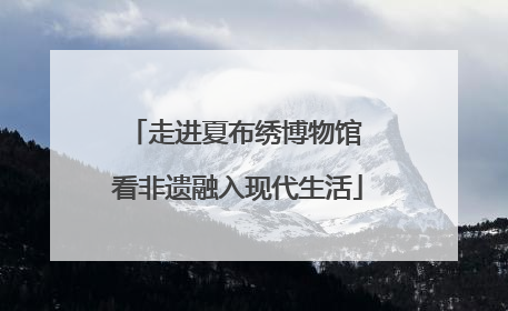走进夏布绣博物馆 看非遗融入现代生活