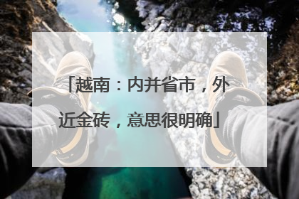越南：内并省市，外近金砖，意思很明确