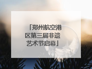 郑州航空港区第三届非遗艺术节启幕