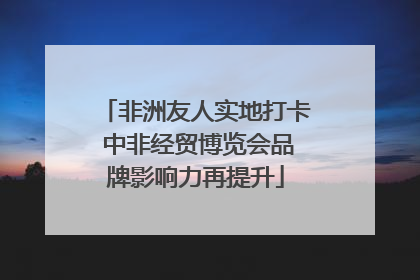 非洲友人实地打卡 中非经贸博览会品牌影响力再提升