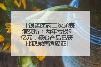 银诺医药二次递表港交所：两年亏损9亿元，核心产品已获批糖尿病适应证