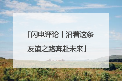 闪电评论丨沿着这条友谊之路奔赴未来