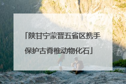 陕甘宁蒙晋五省区携手保护古脊椎动物化石
