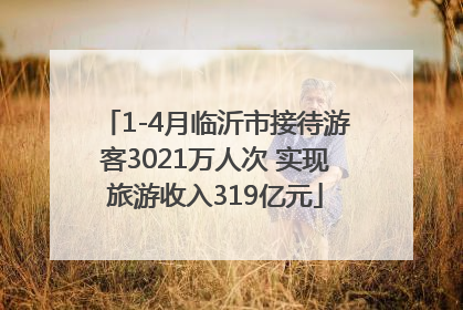 1-4月临沂市接待游客3021万人次 实现旅游收入319亿元