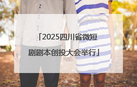 2025四川省微短剧剧本创投大会举行
